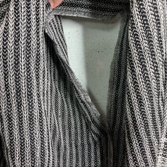 Loft Fringe Kimono Shawl Open Front Cardigan Sweater One Size - Picture 9 of 14